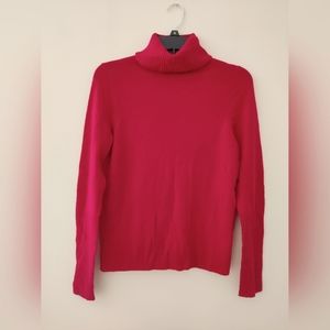 Aqua Cashmere Turtleneck Sweater S